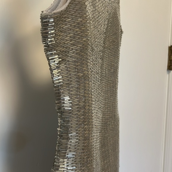 Silver Staud Beaded Le Sable Dress - Picture 12 of 12
